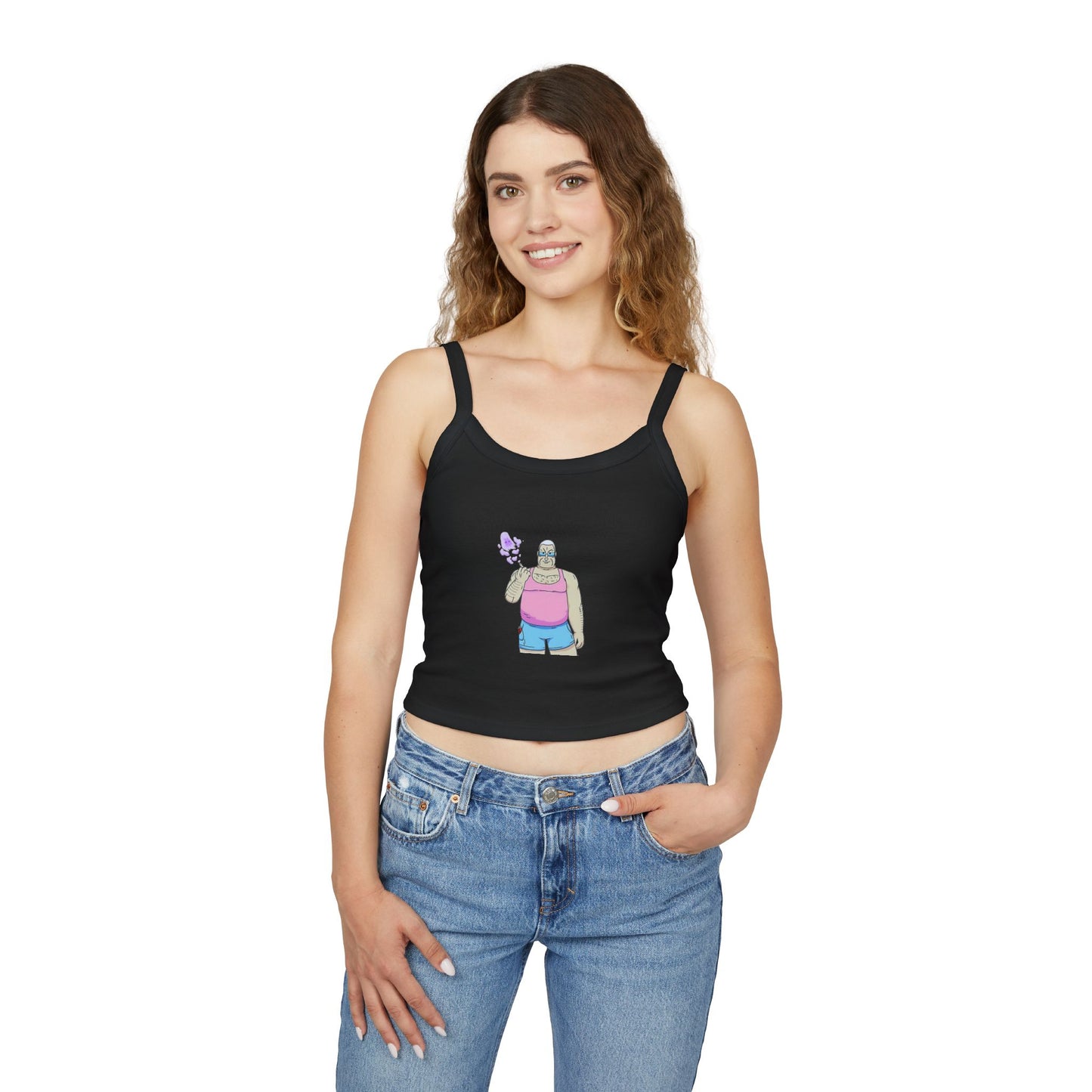 Big Lez Spaghetti Strap Tank Top (Women's)