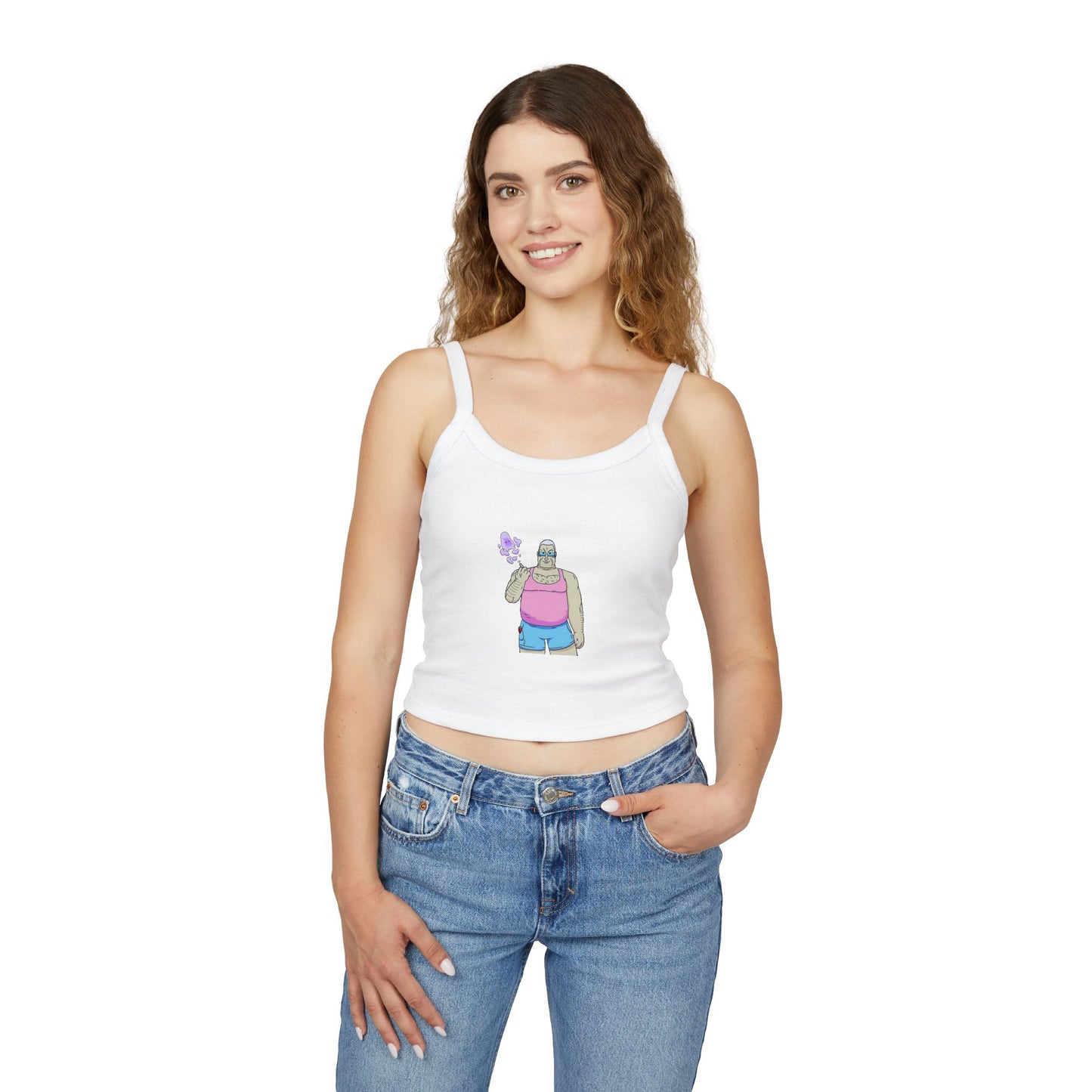 Big Lez Spaghetti Strap Tank Top (Women's)