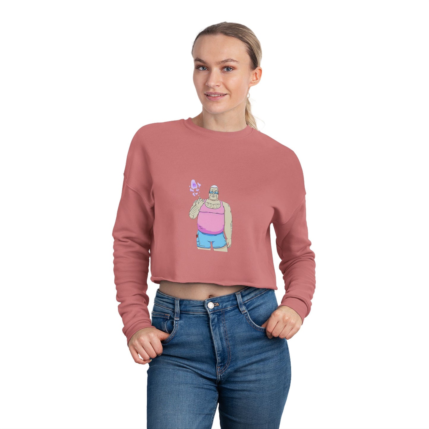 Cropped Big Lez Sweatshirt (Women's)