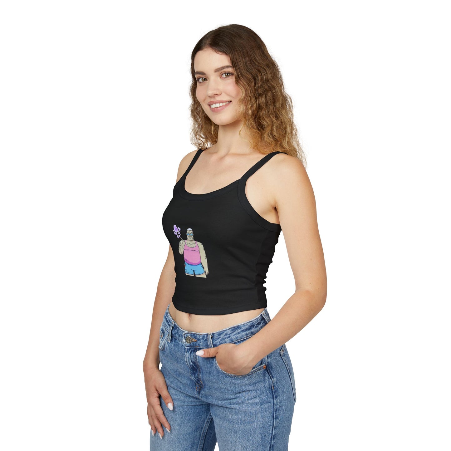 Big Lez Spaghetti Strap Tank Top (Women's)