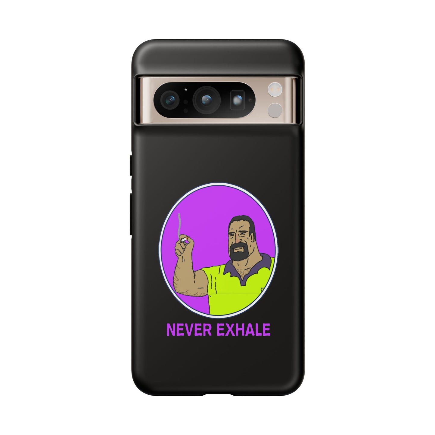 Never Exhale Phone Case (Black)