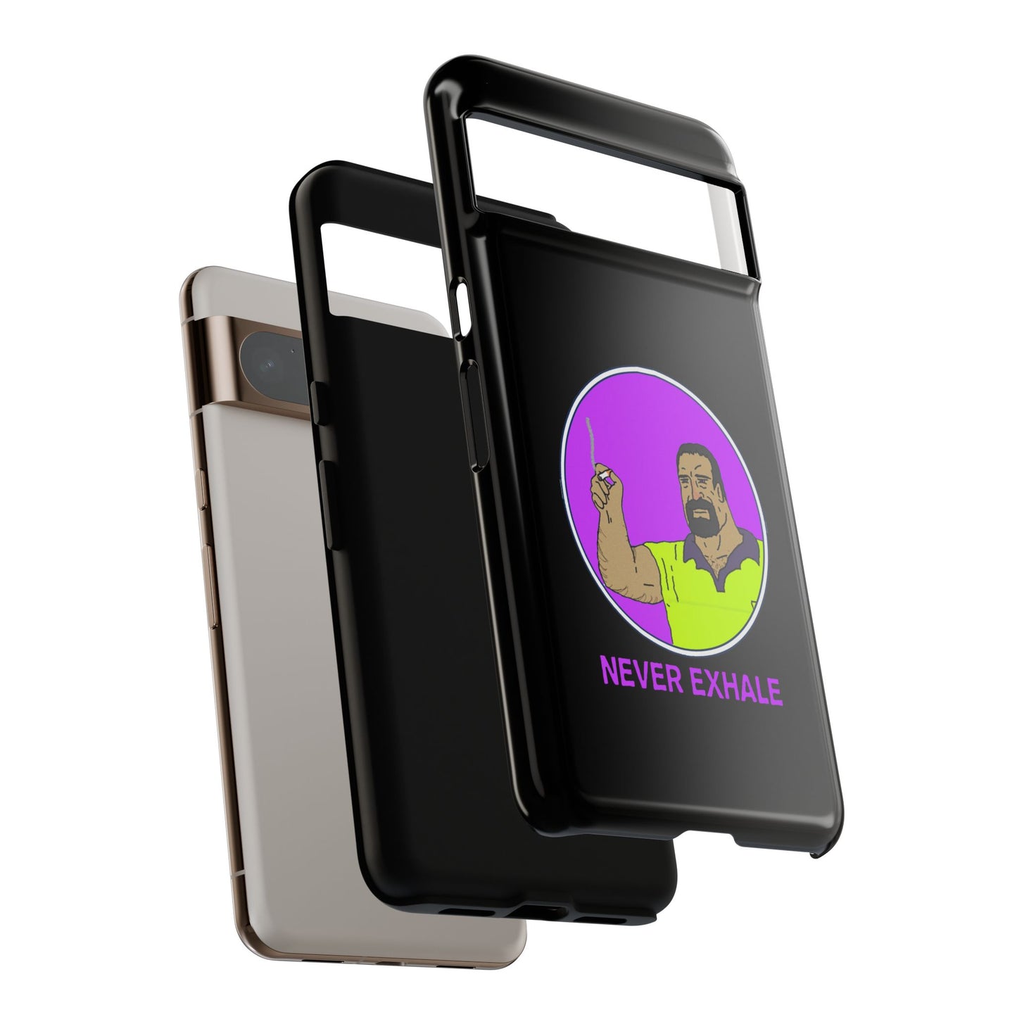 Never Exhale Phone Case (Black)