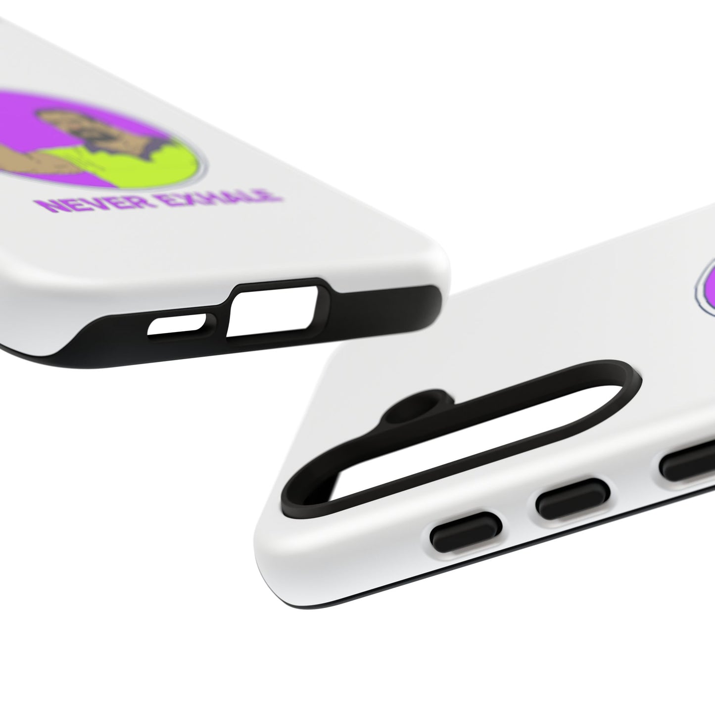 Never Exhale Phone Case (White)
