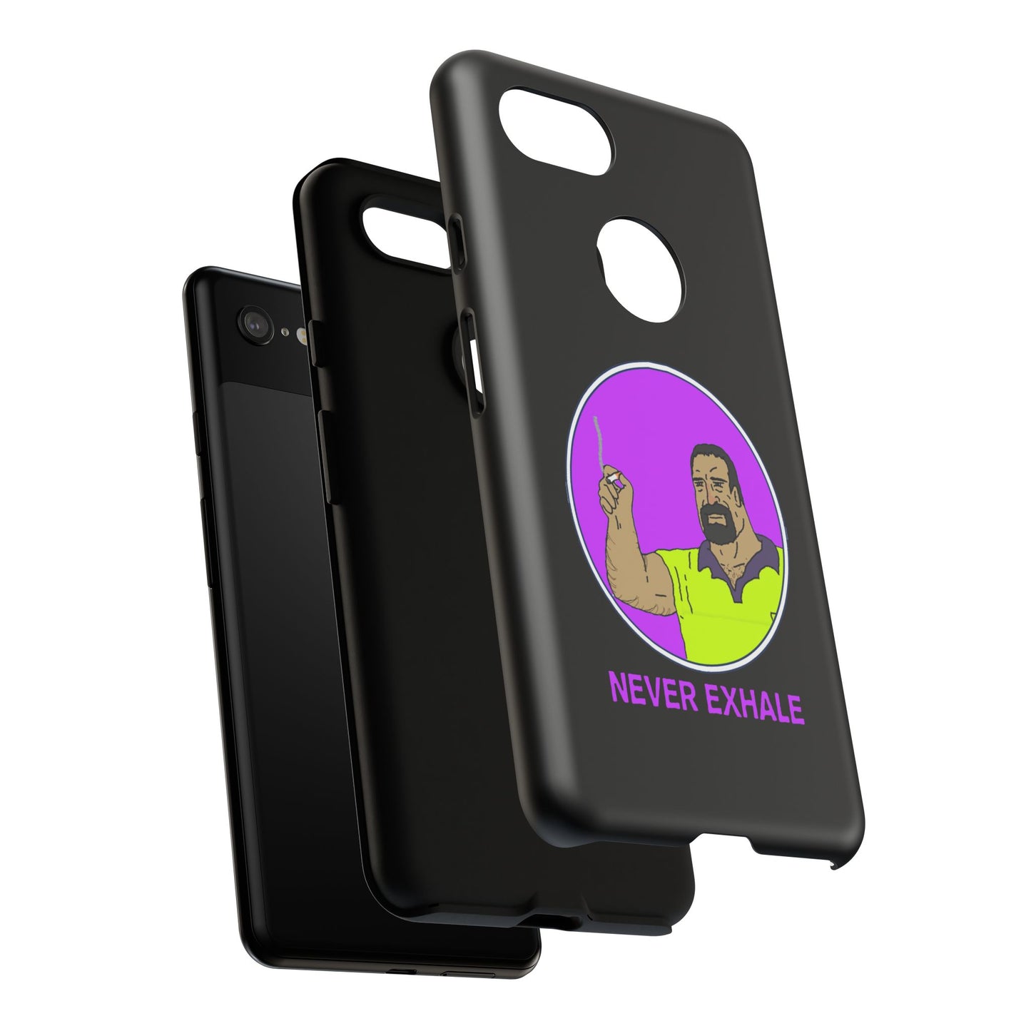 Never Exhale Phone Case (Black)