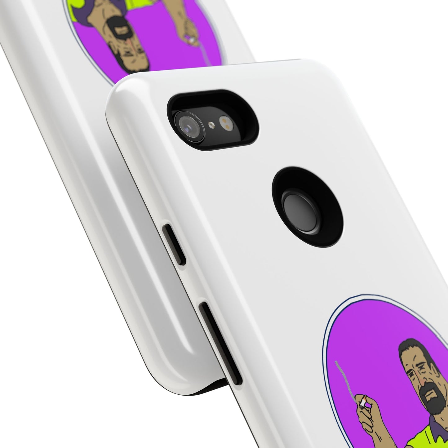 Never Exhale Phone Case (White)
