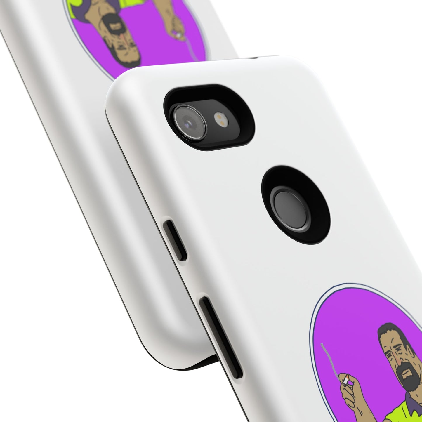 Never Exhale Phone Case (White)