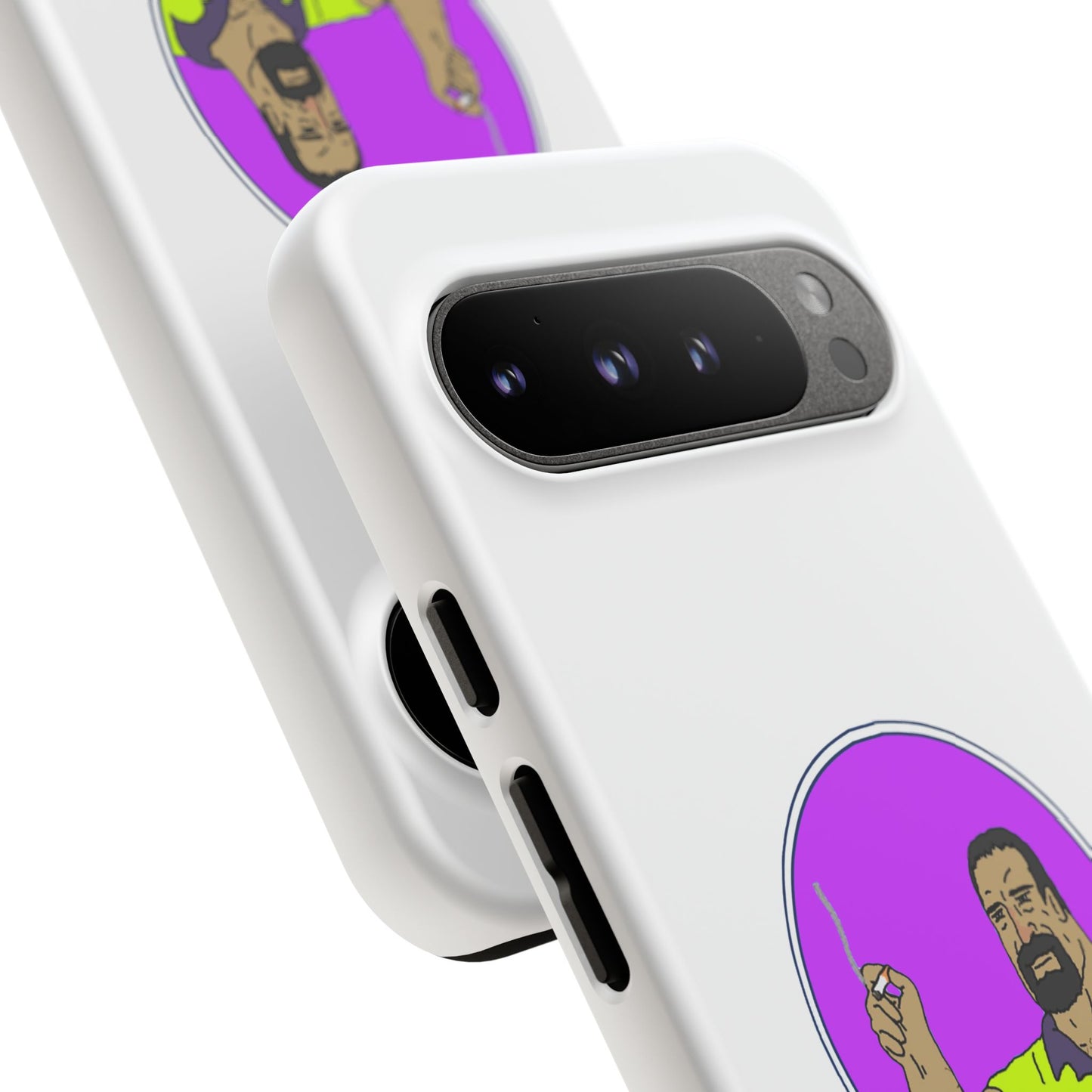 Never Exhale Phone Case (White)