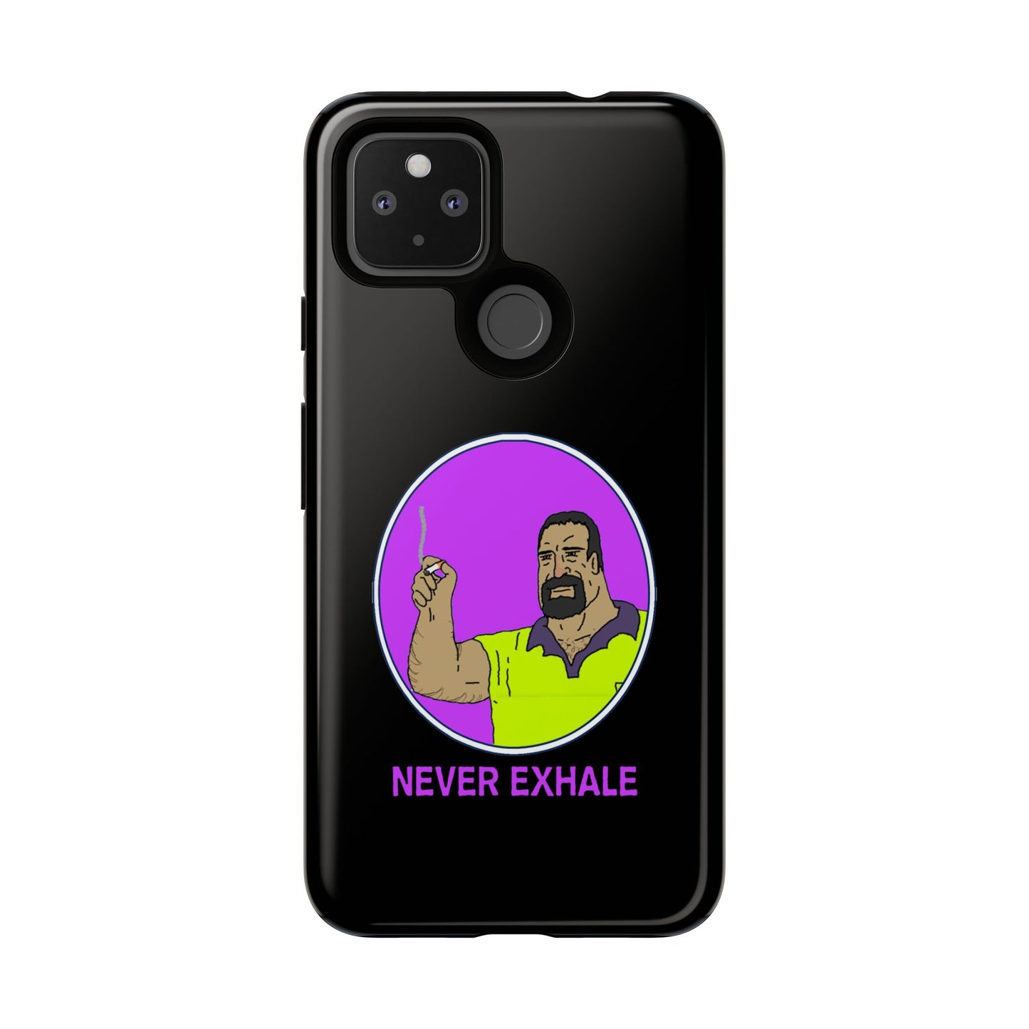 Never Exhale Phone Case (Black)