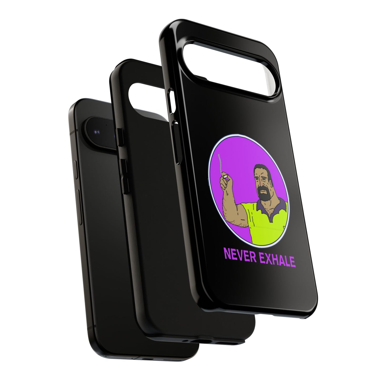 Never Exhale Phone Case (Black)