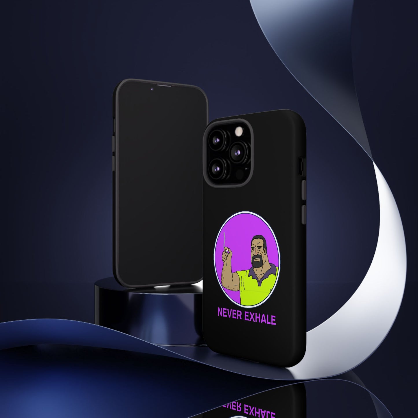 Never Exhale Phone Case (Black)