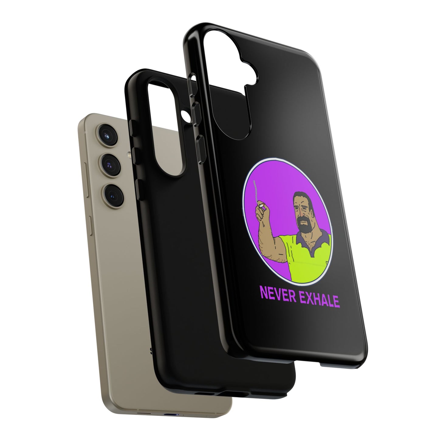 Never Exhale Phone Case (Black)