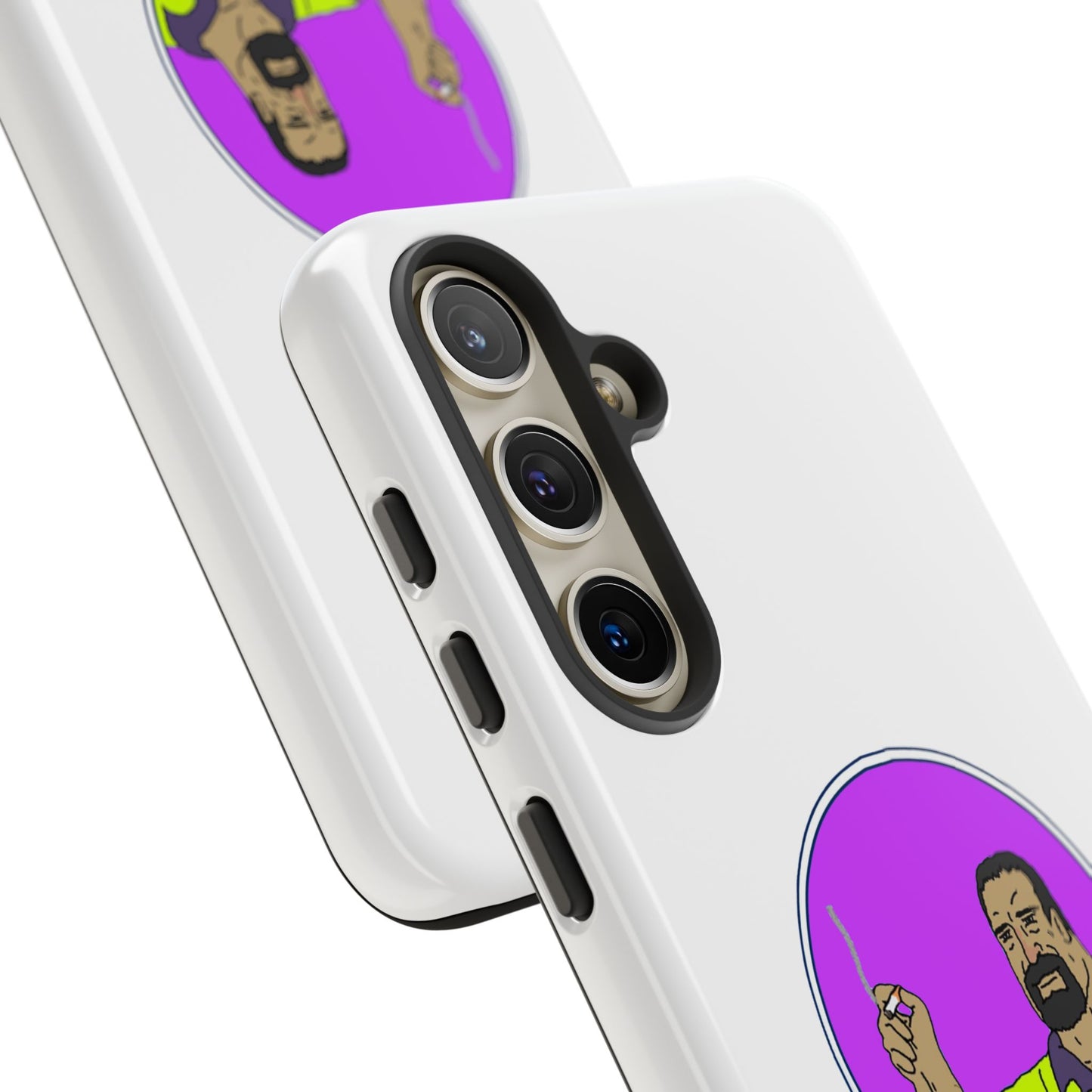 Never Exhale Phone Case (White)