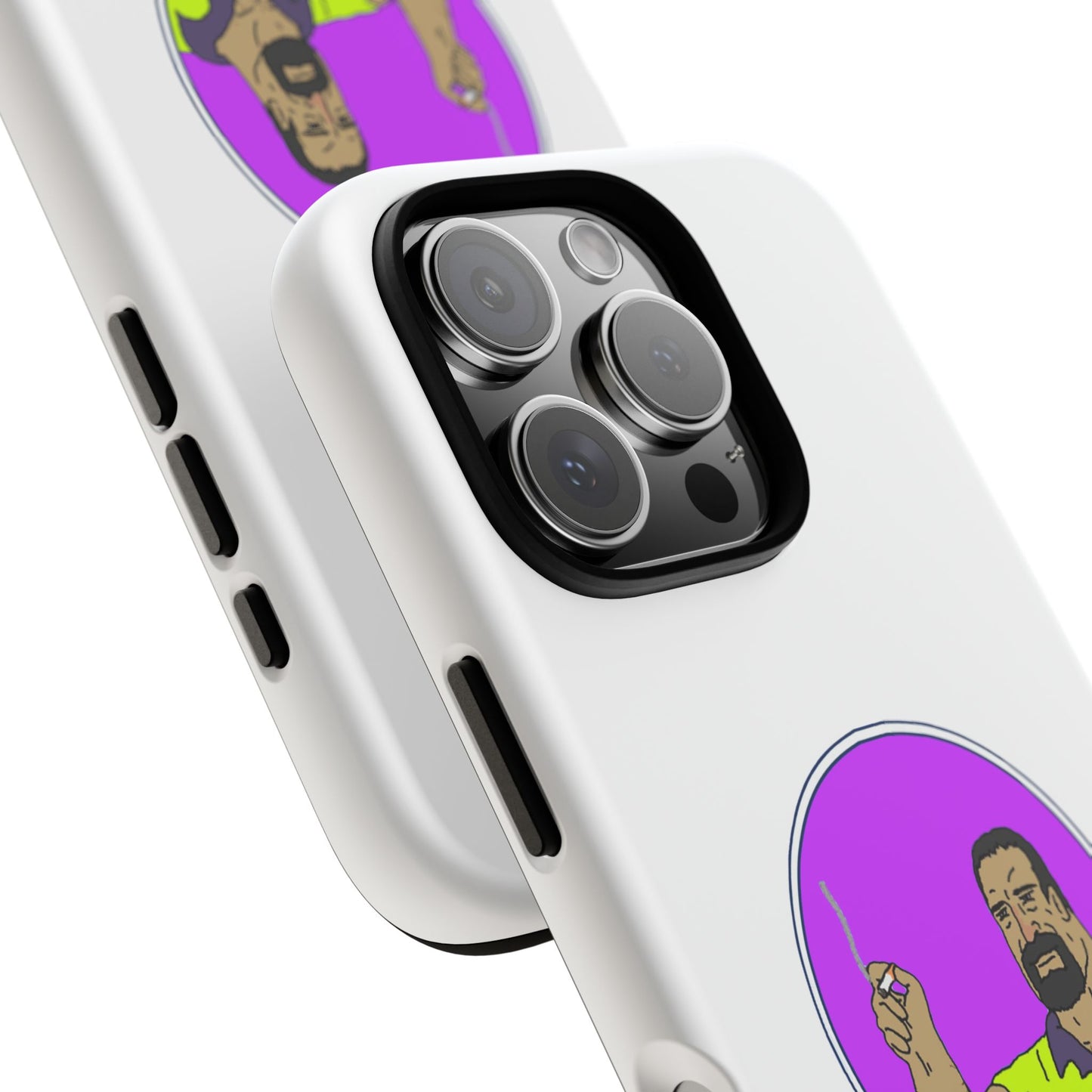 Never Exhale Phone Case (White)