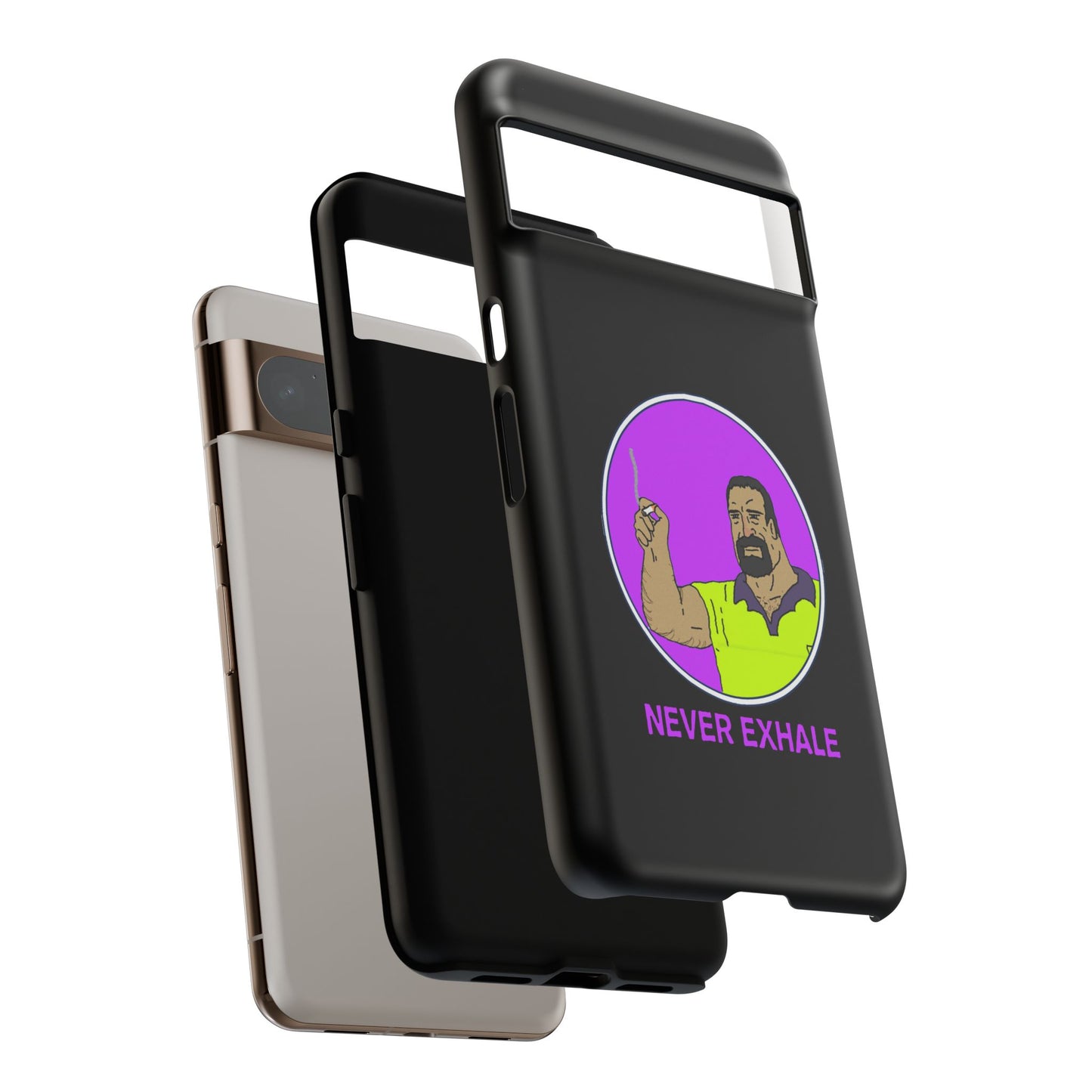 Never Exhale Phone Case (Black)