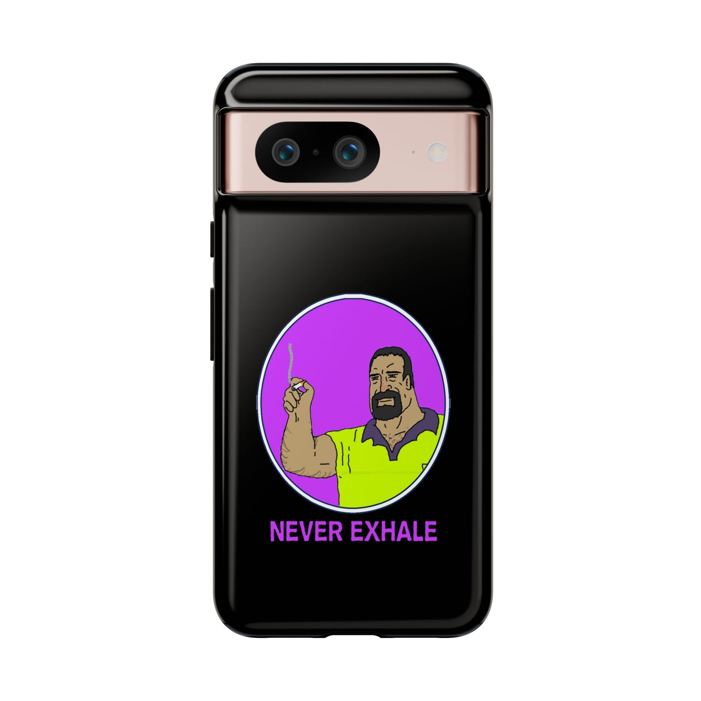 Never Exhale Phone Case (Black)