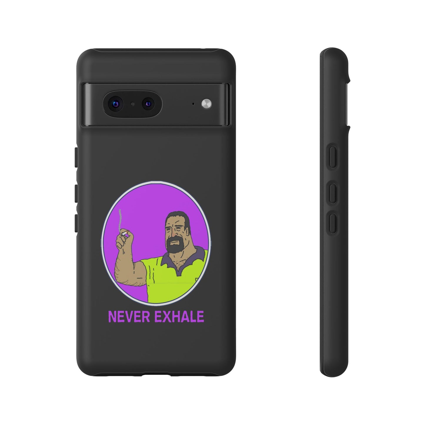Never Exhale Phone Case (Black)