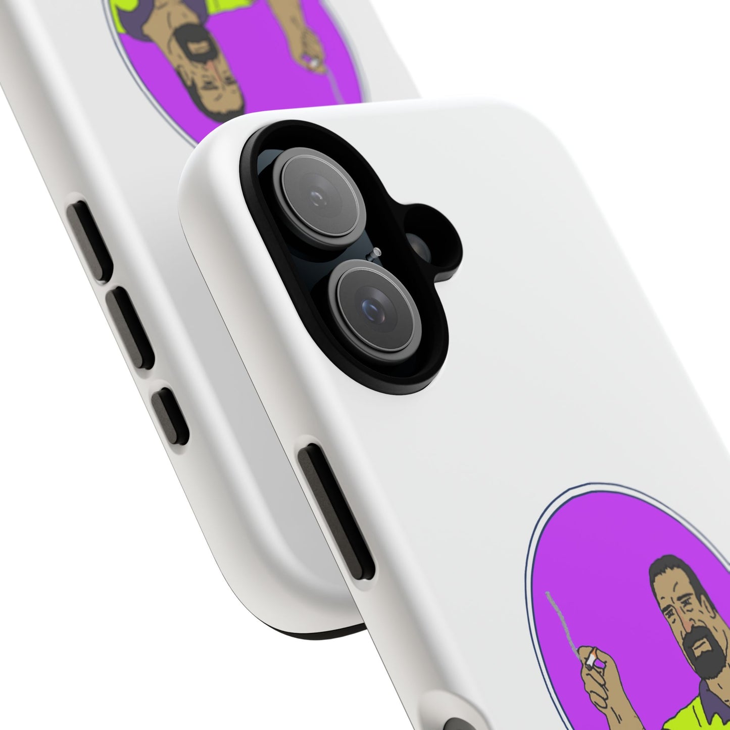 Never Exhale Phone Case (White)