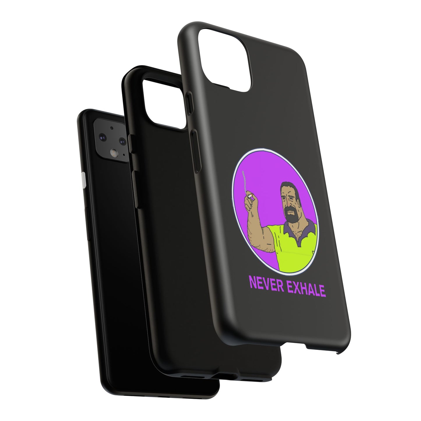Never Exhale Phone Case (Black)