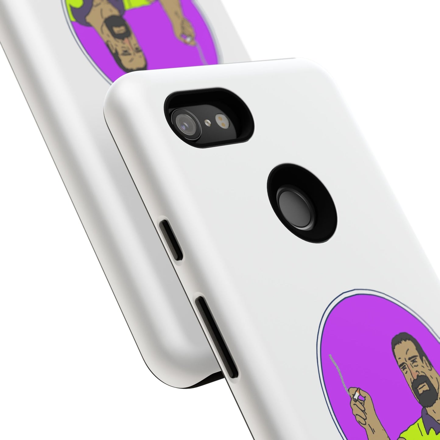 Never Exhale Phone Case (White)