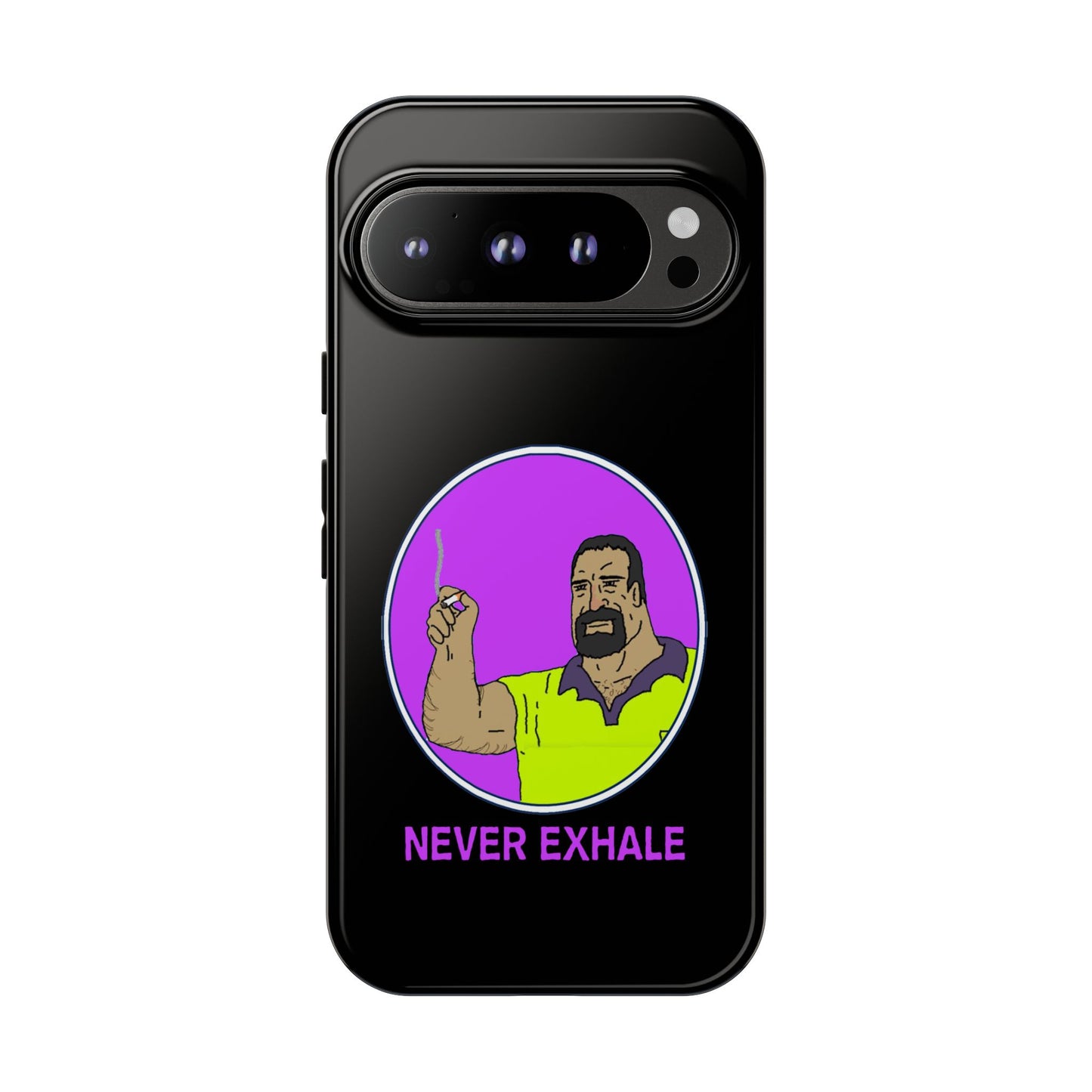 Never Exhale Phone Case (Black)