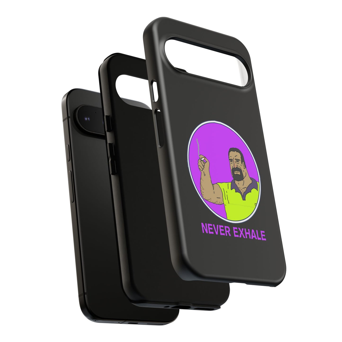 Never Exhale Phone Case (Black)