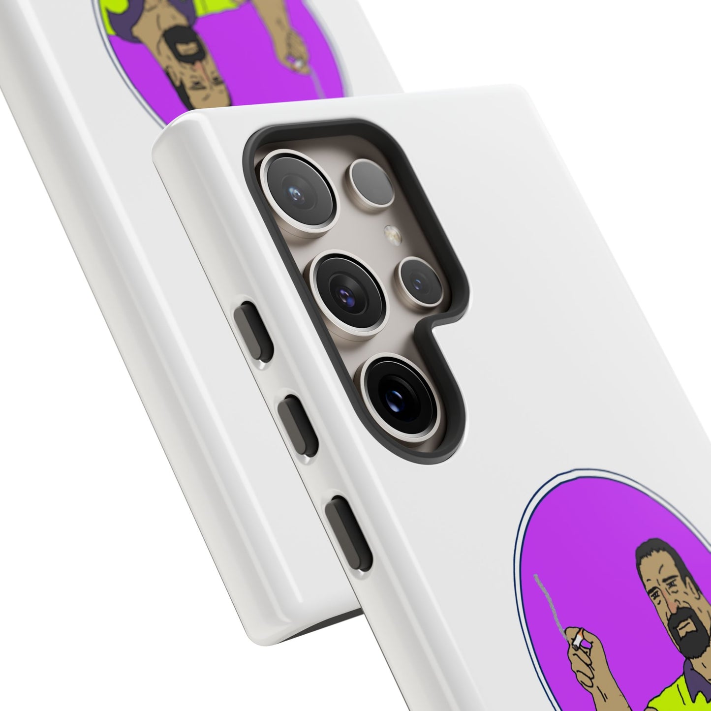 Never Exhale Phone Case (White)