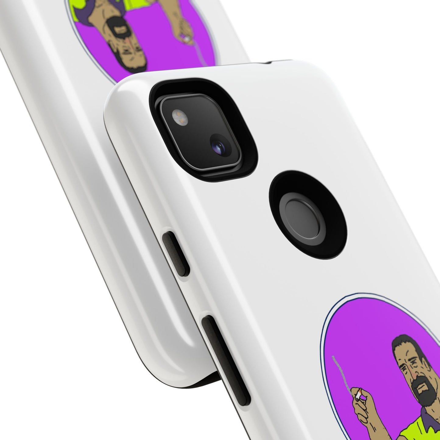 Never Exhale Phone Case (White)