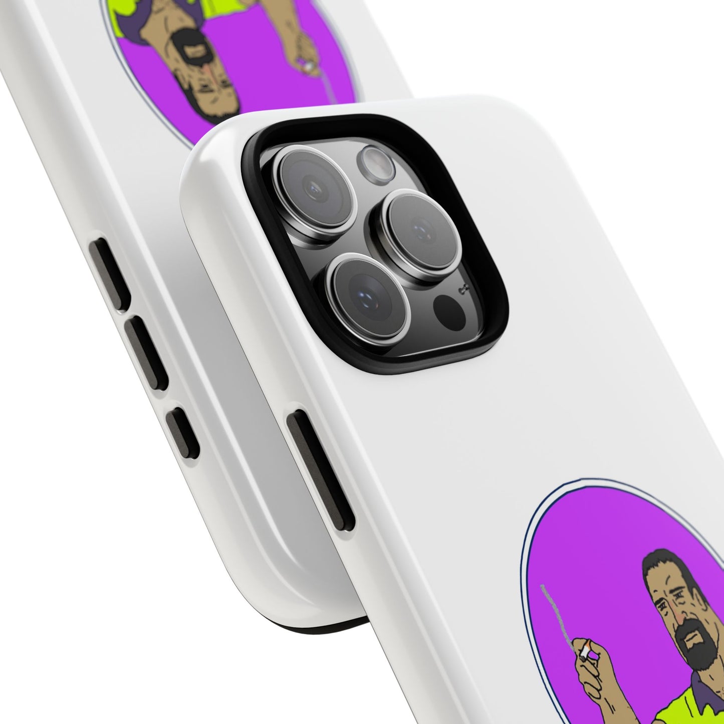 Never Exhale Phone Case (White)