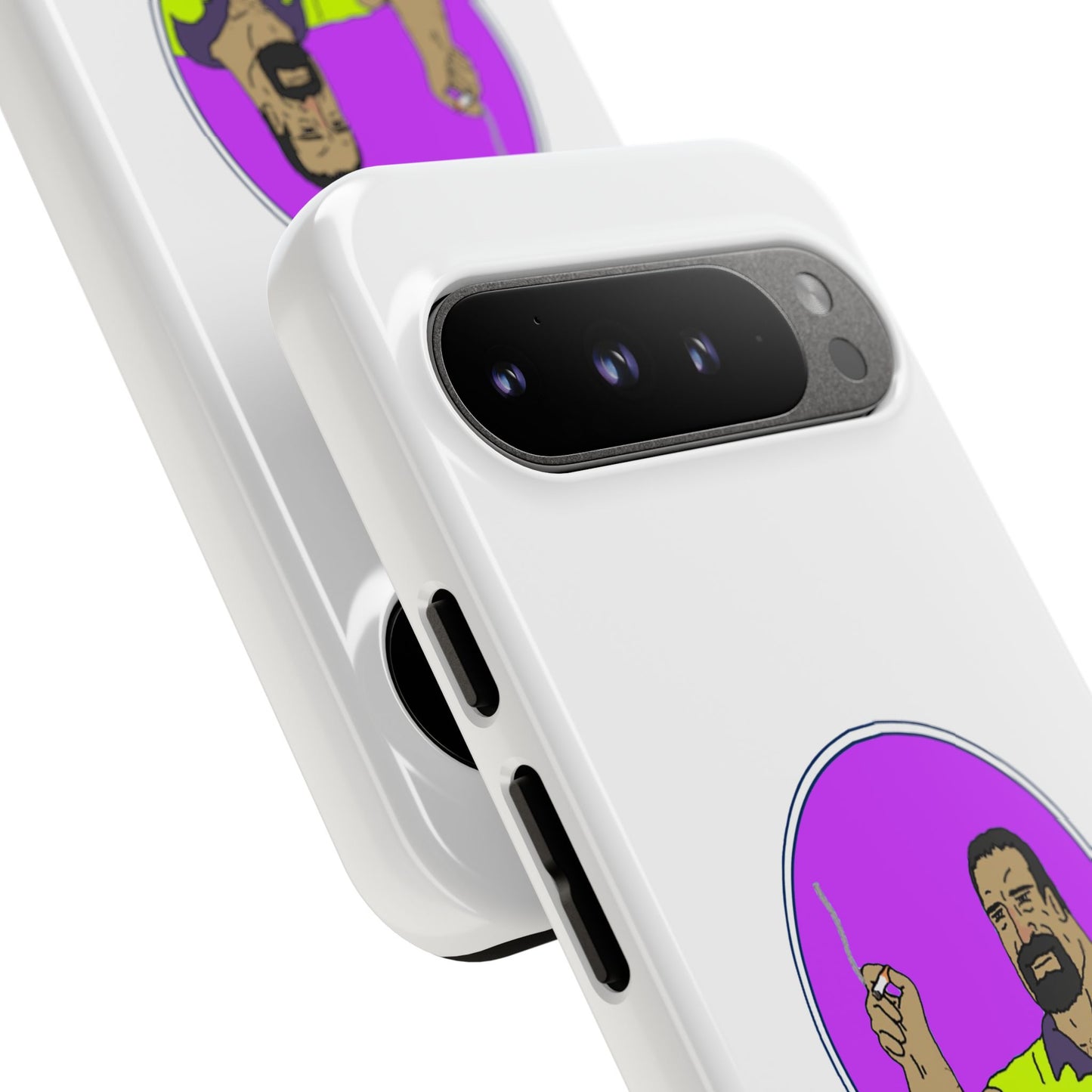 Never Exhale Phone Case (White)
