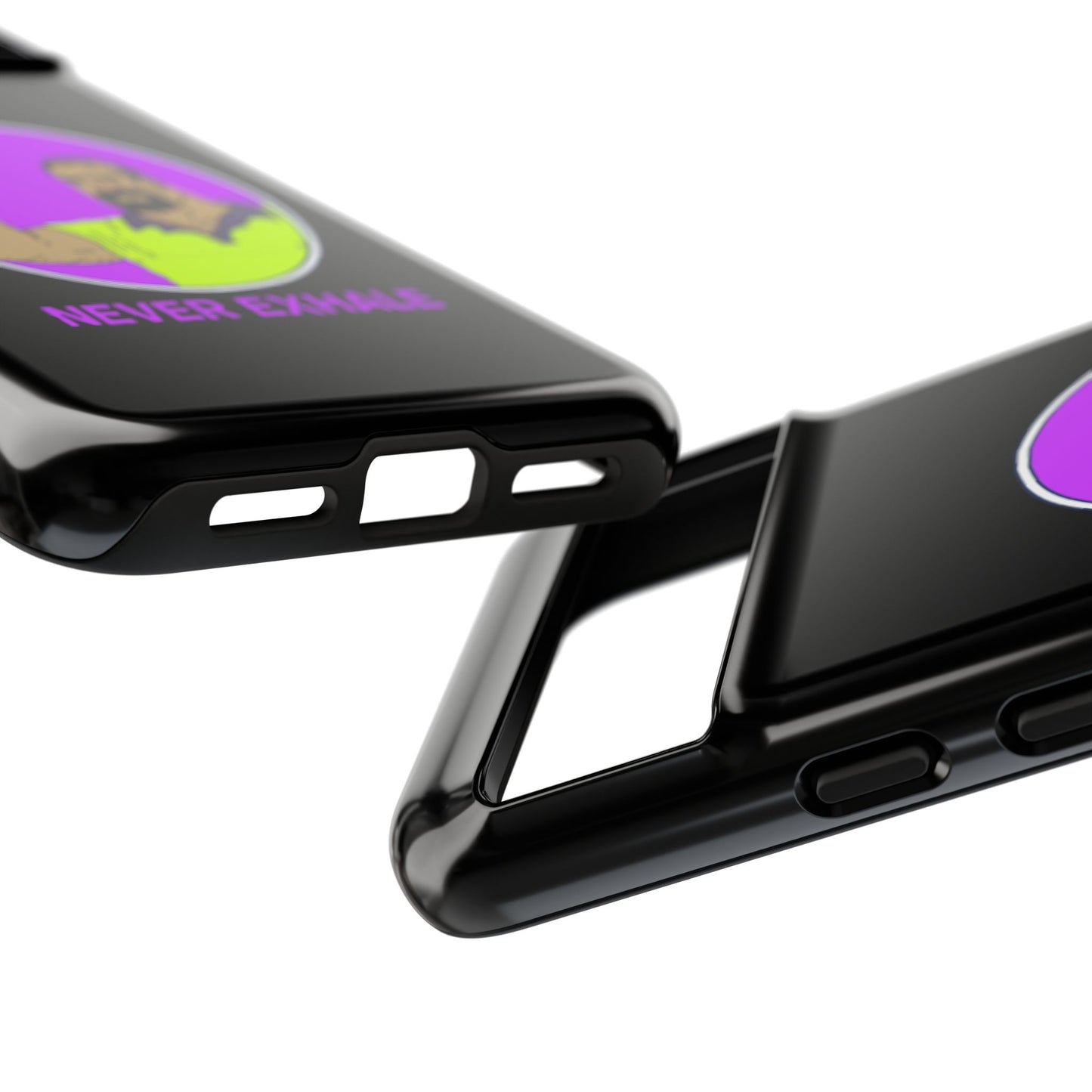 Never Exhale Phone Case (Black)