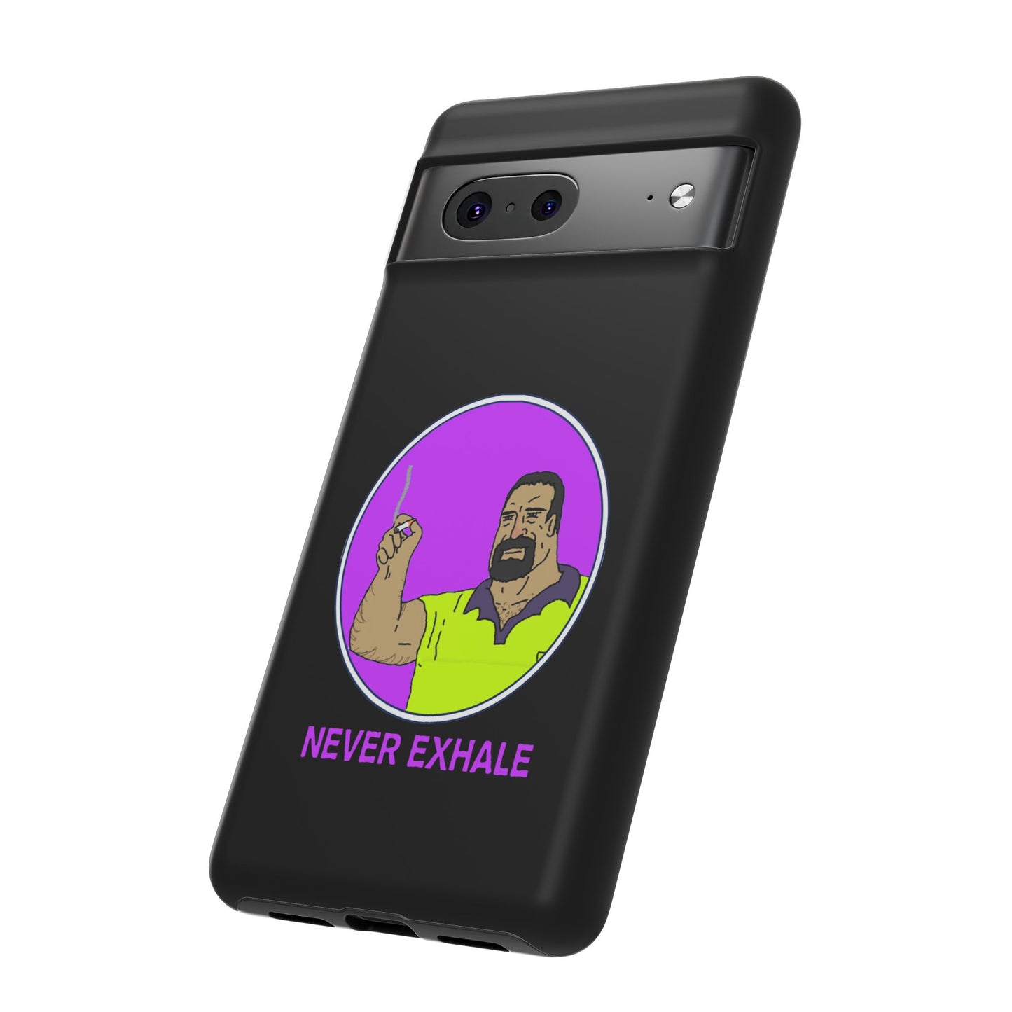 Never Exhale Phone Case (Black)