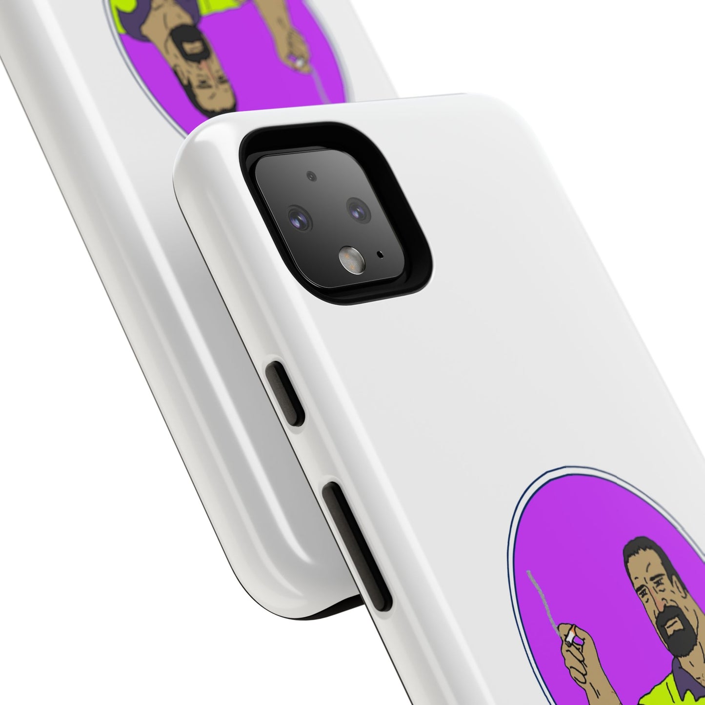Never Exhale Phone Case (White)