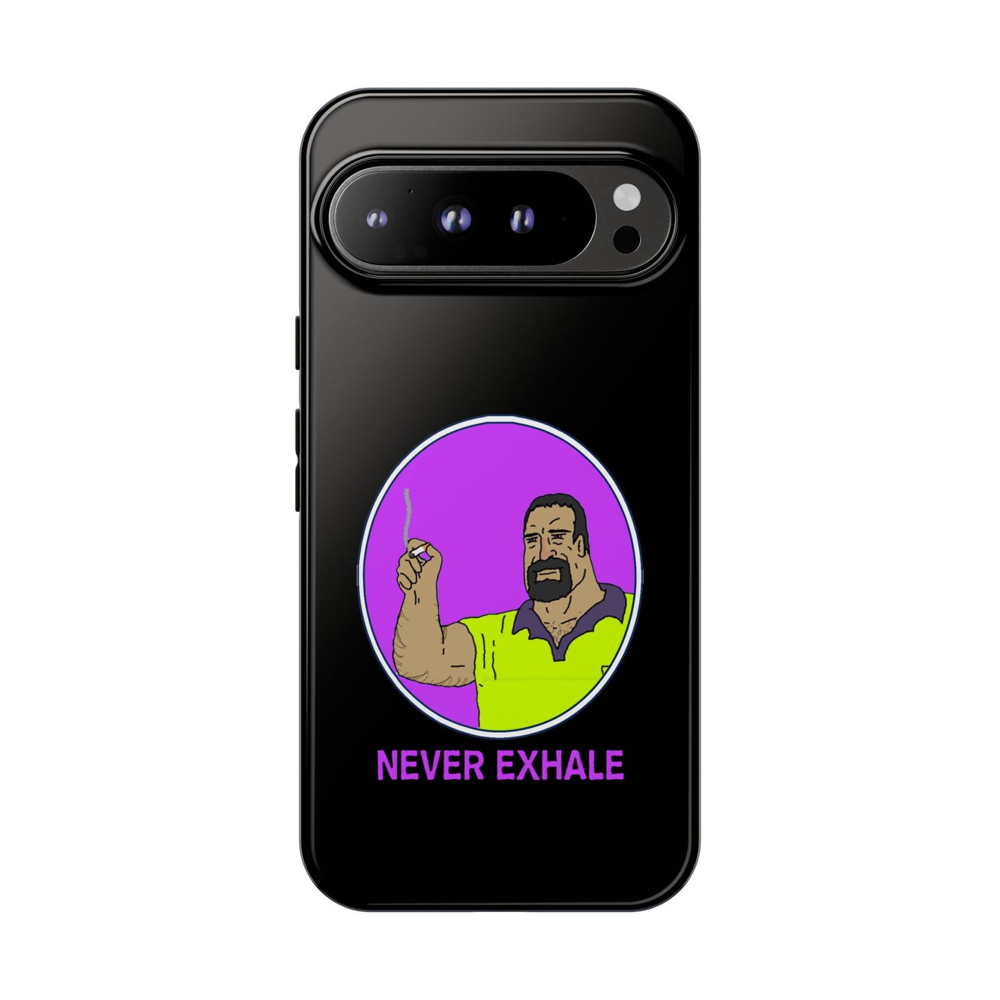 Never Exhale Phone Case (Black)