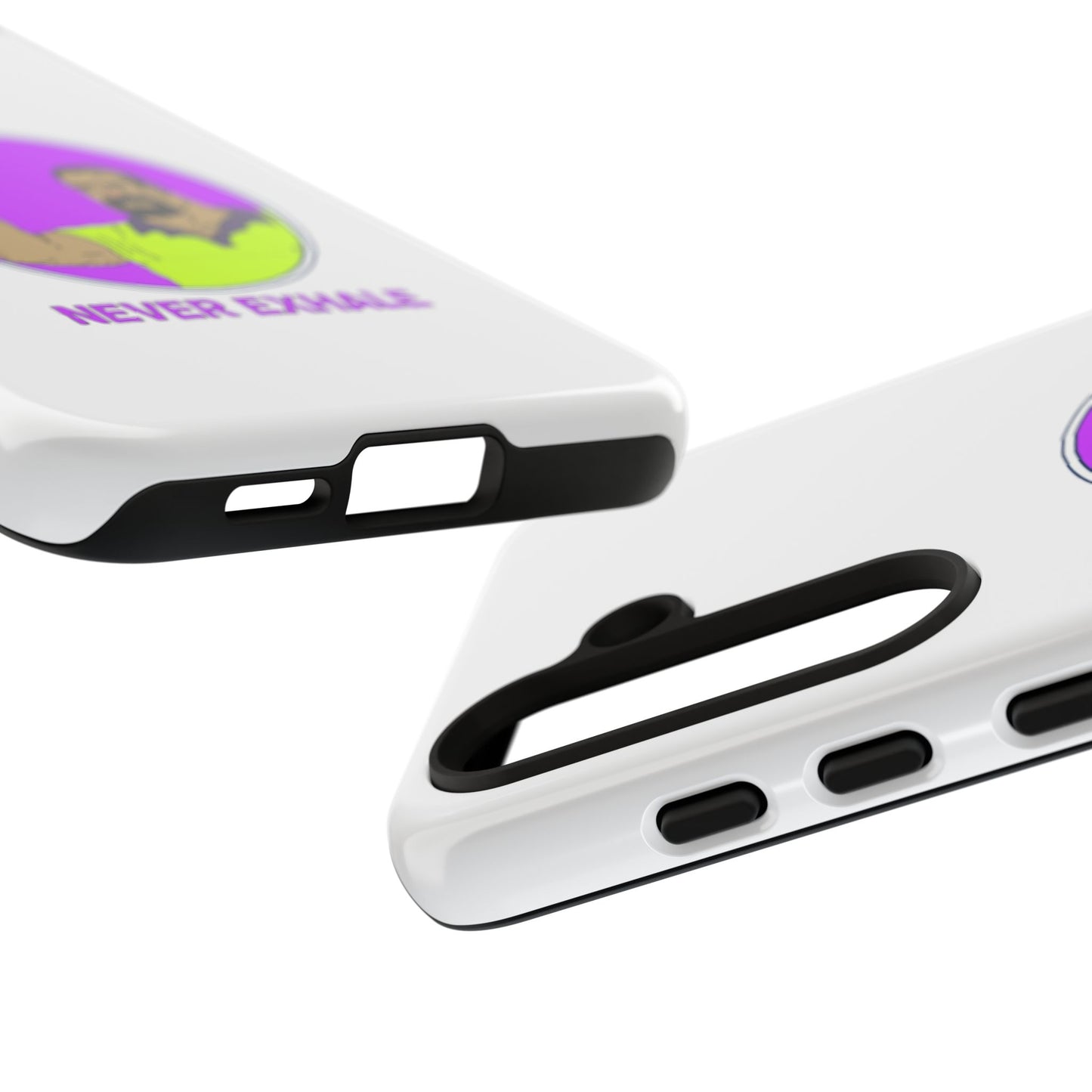 Never Exhale Phone Case (White)