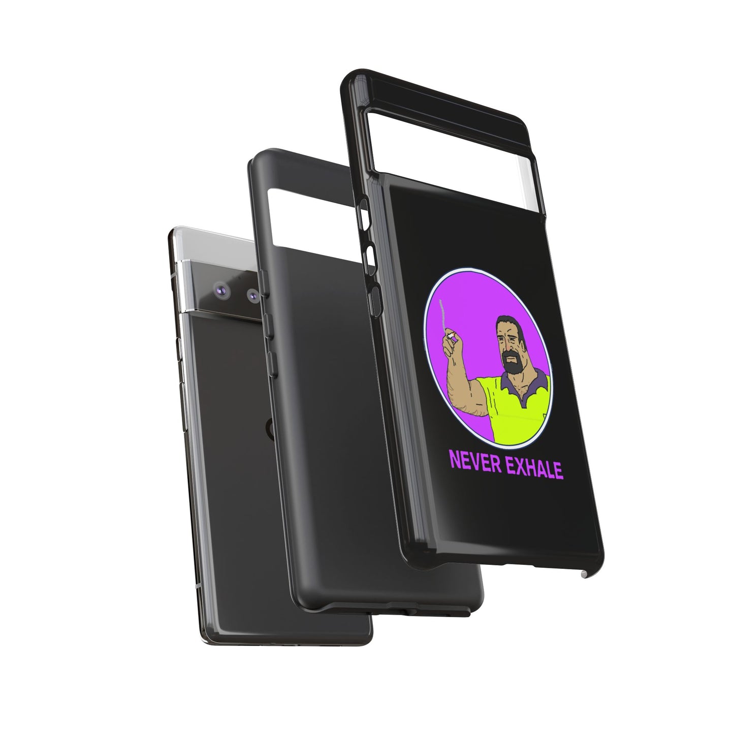 Never Exhale Phone Case (Black)