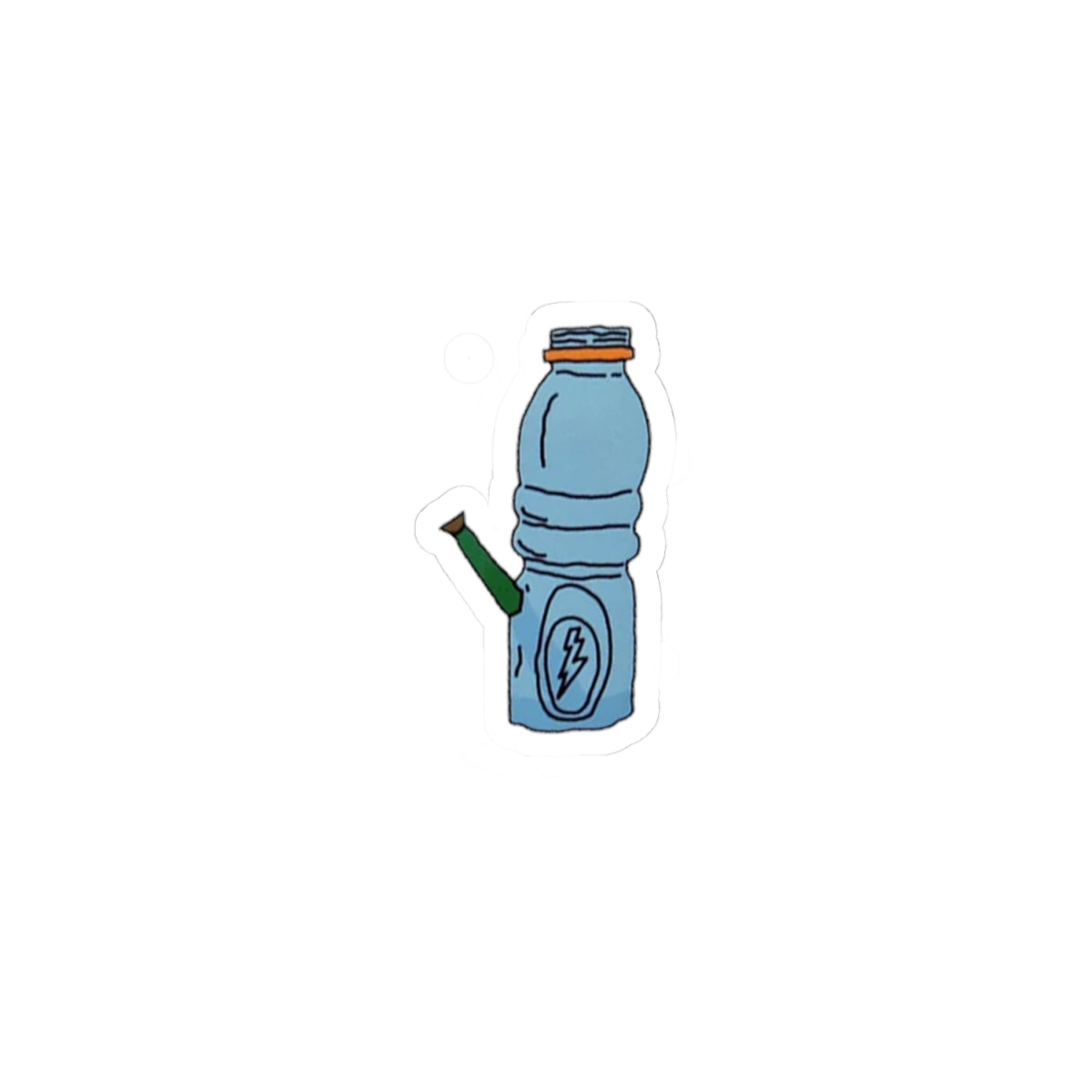 Water Bottle Bong Sticker