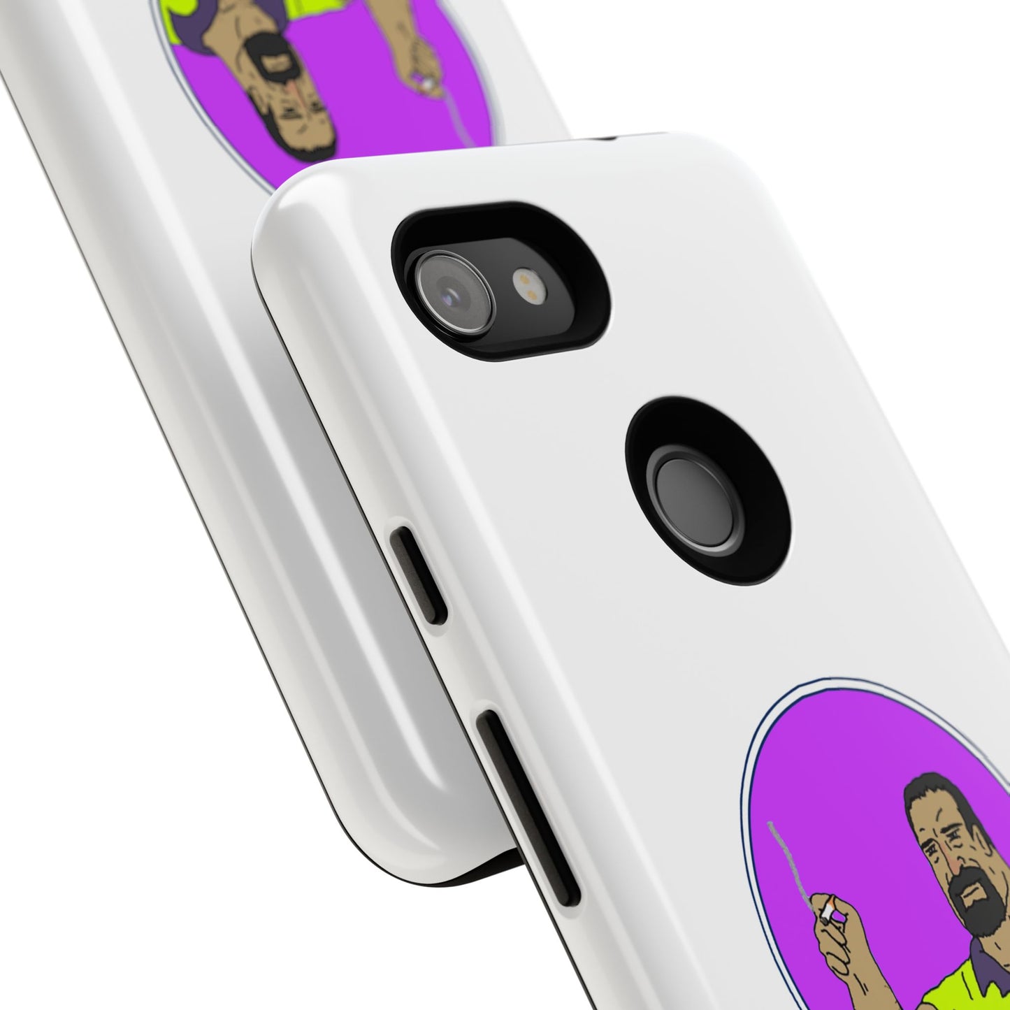 Never Exhale Phone Case (White)