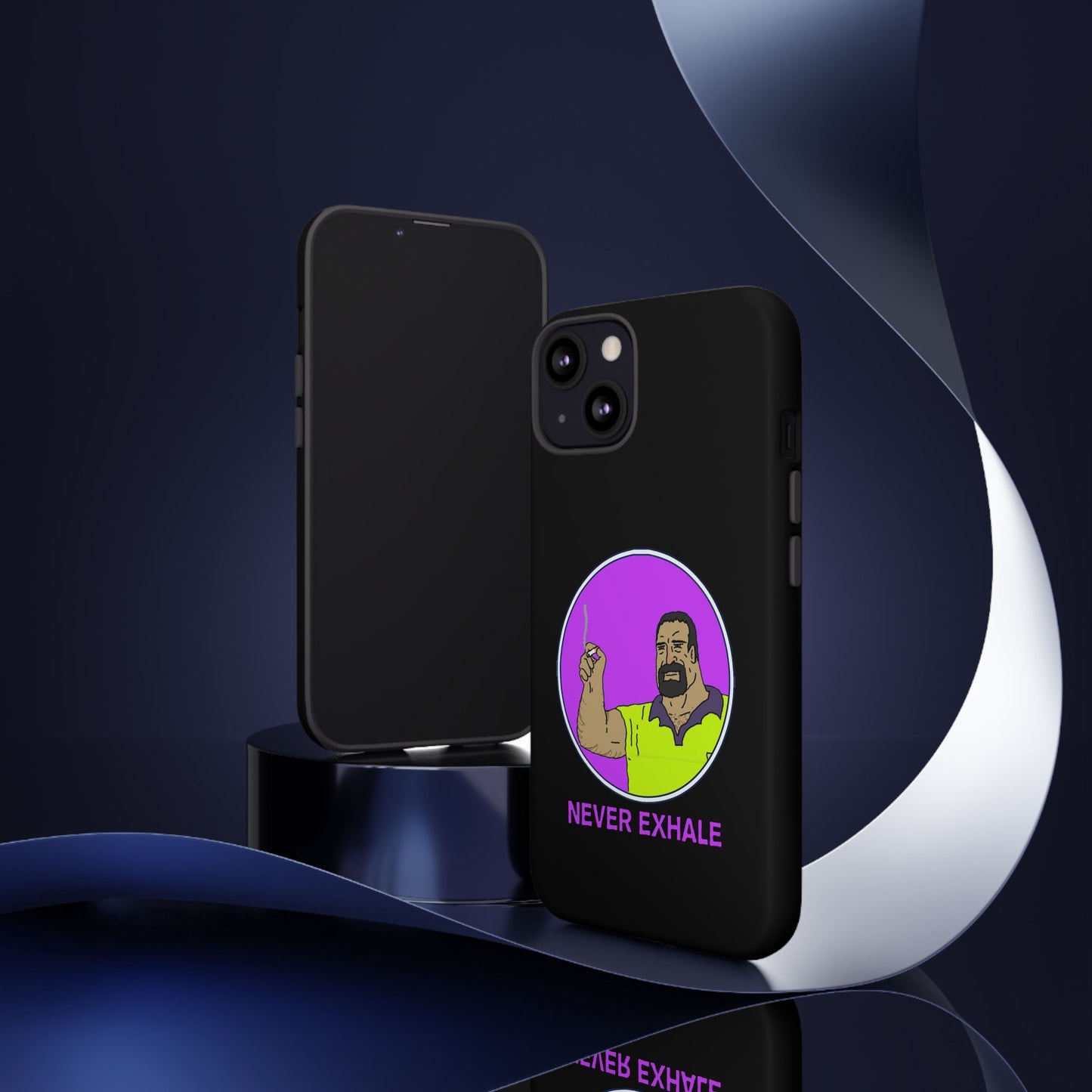 Never Exhale Phone Case (Black)