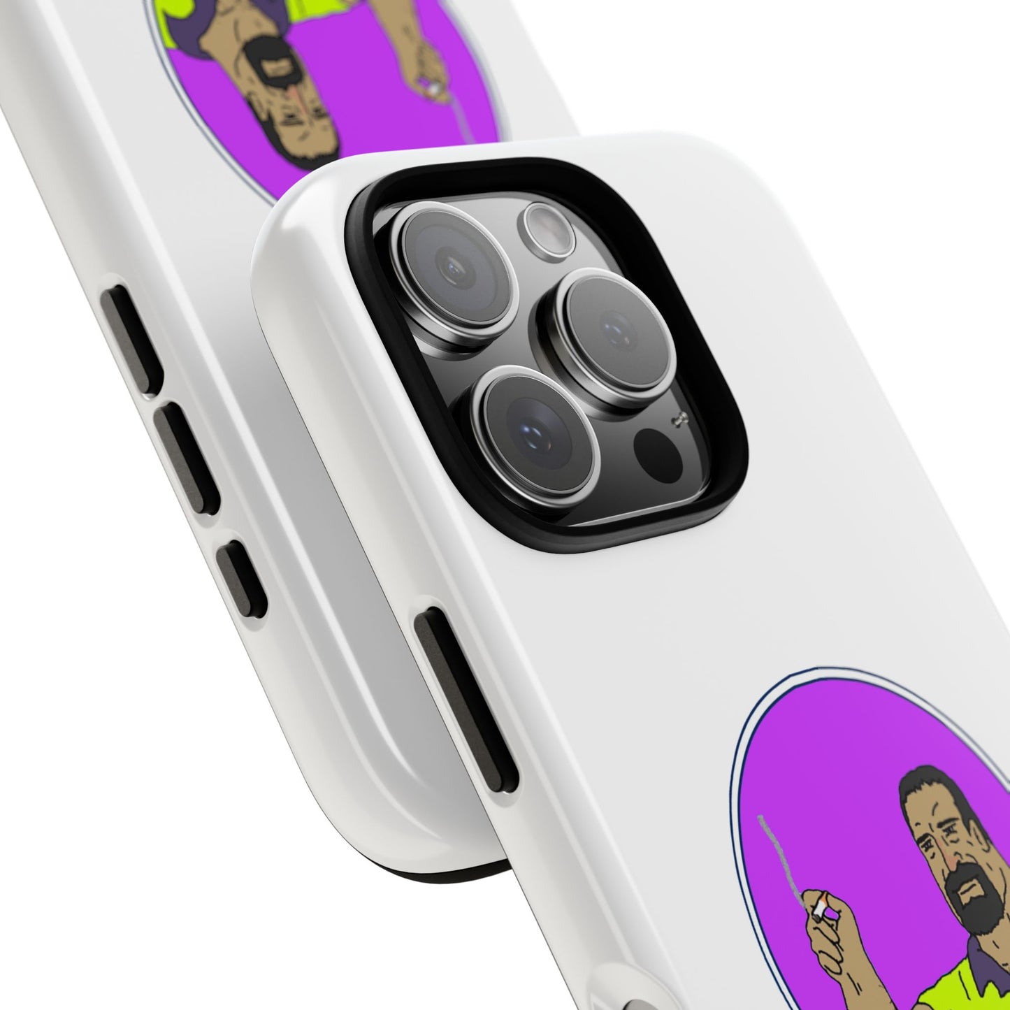 Never Exhale Phone Case (White)