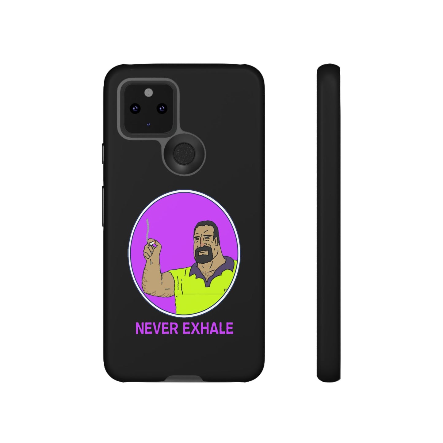 Never Exhale Phone Case (Black)