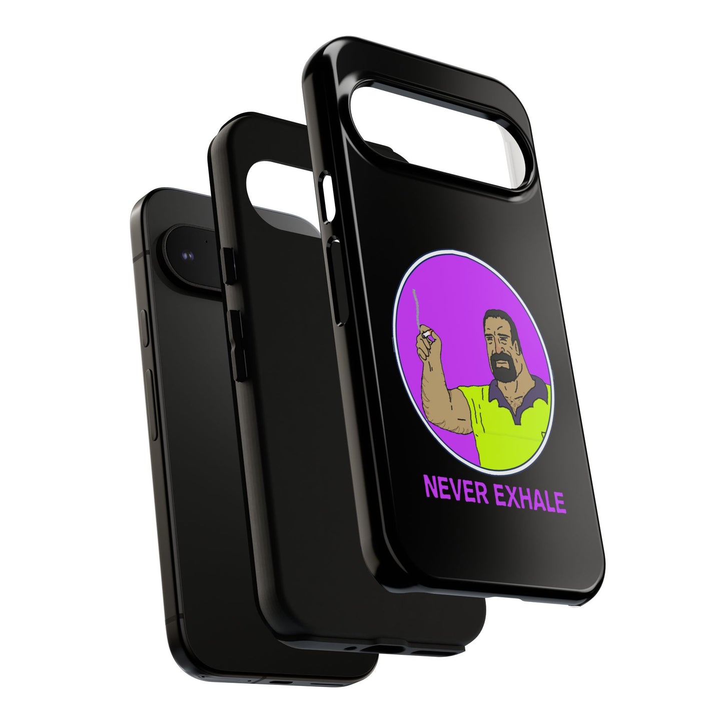 Never Exhale Phone Case (Black)
