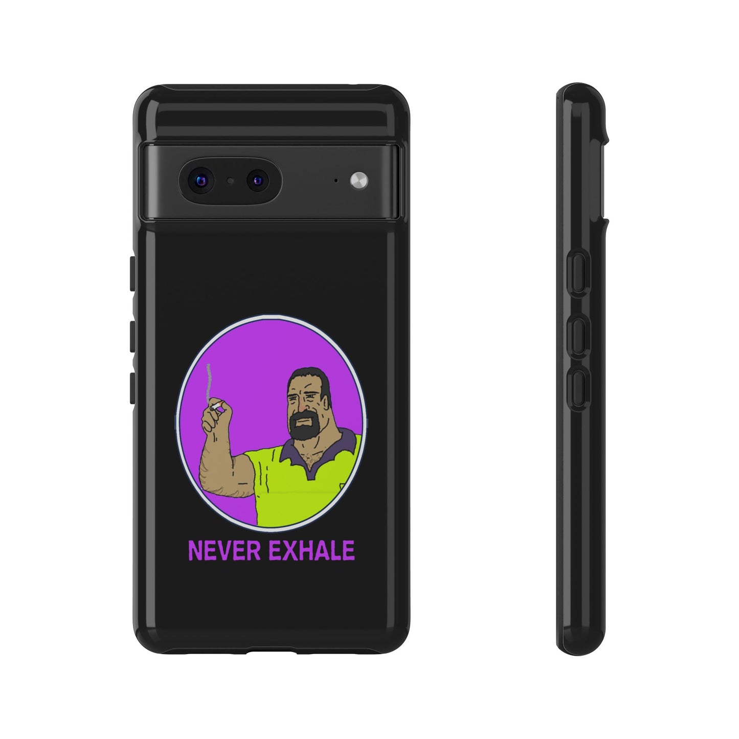 Never Exhale Phone Case (Black)
