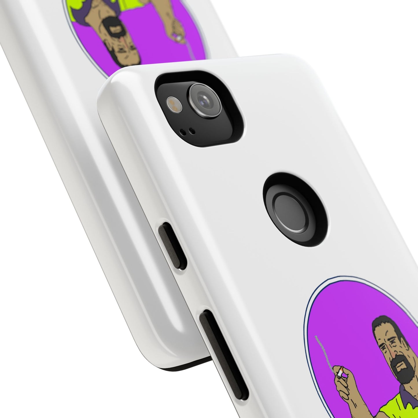 Never Exhale Phone Case (White)