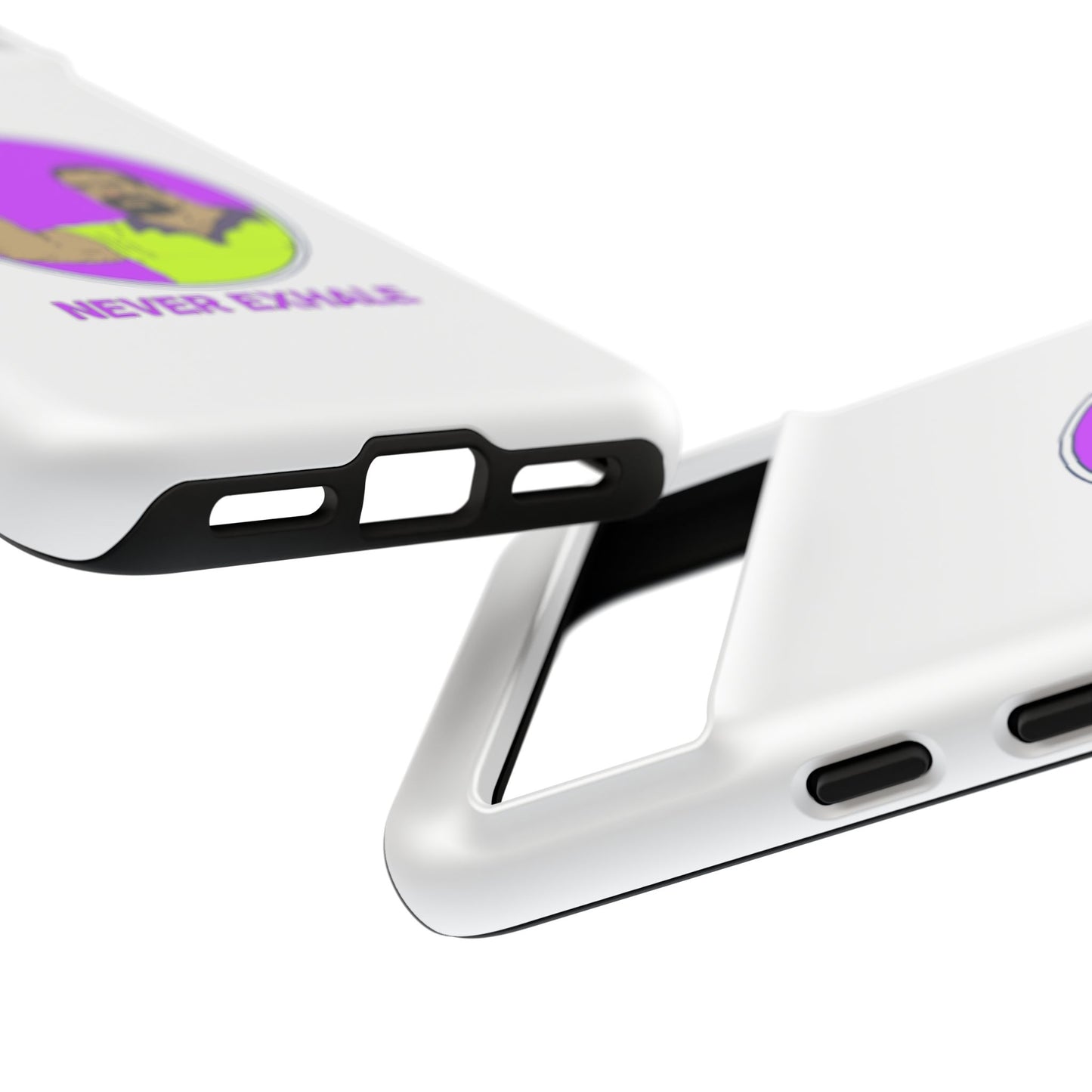 Never Exhale Phone Case (White)