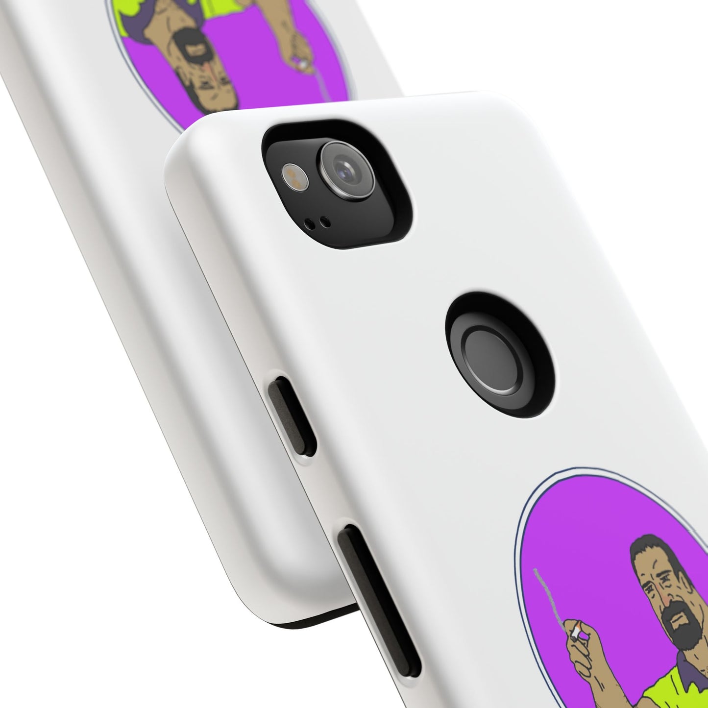 Never Exhale Phone Case (White)