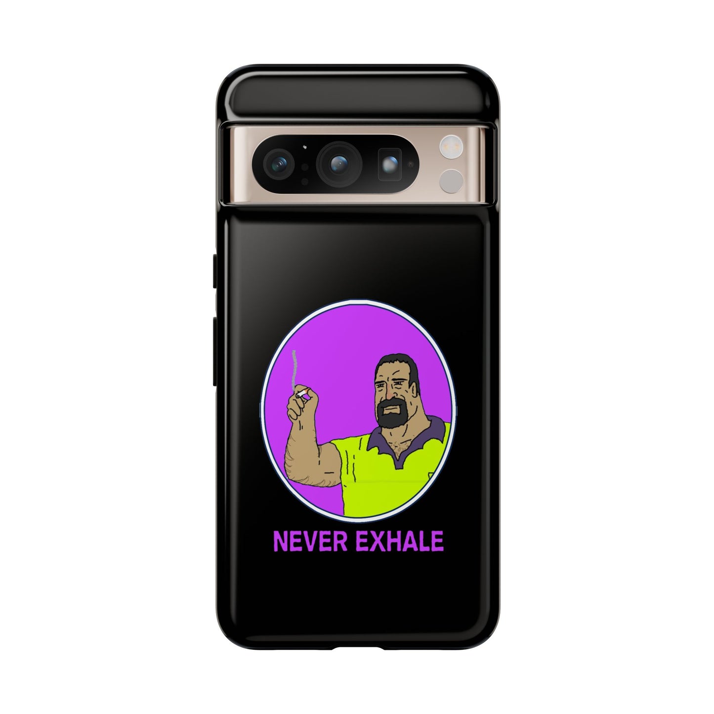 Never Exhale Phone Case (Black)