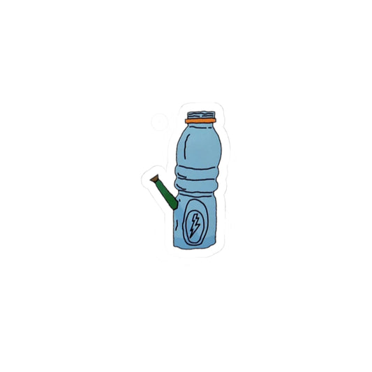 Water Bottle Bong Sticker