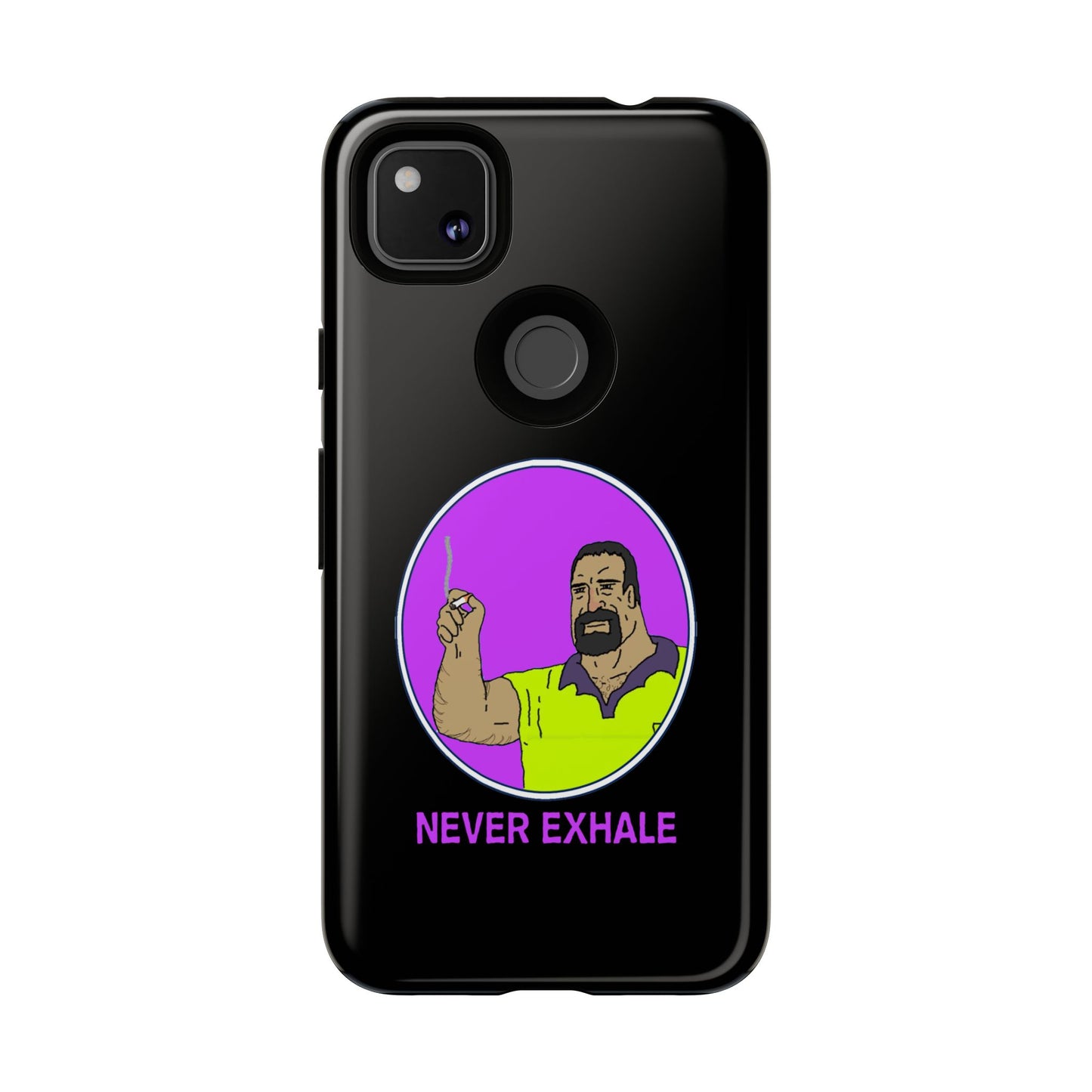 Never Exhale Phone Case (Black)