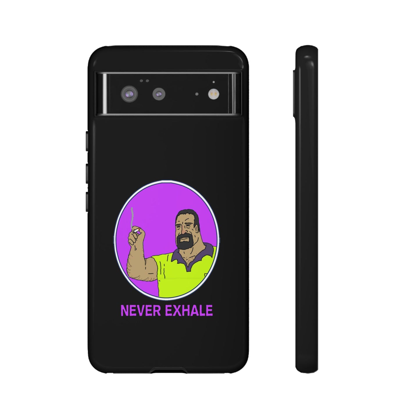 Never Exhale Phone Case (Black)