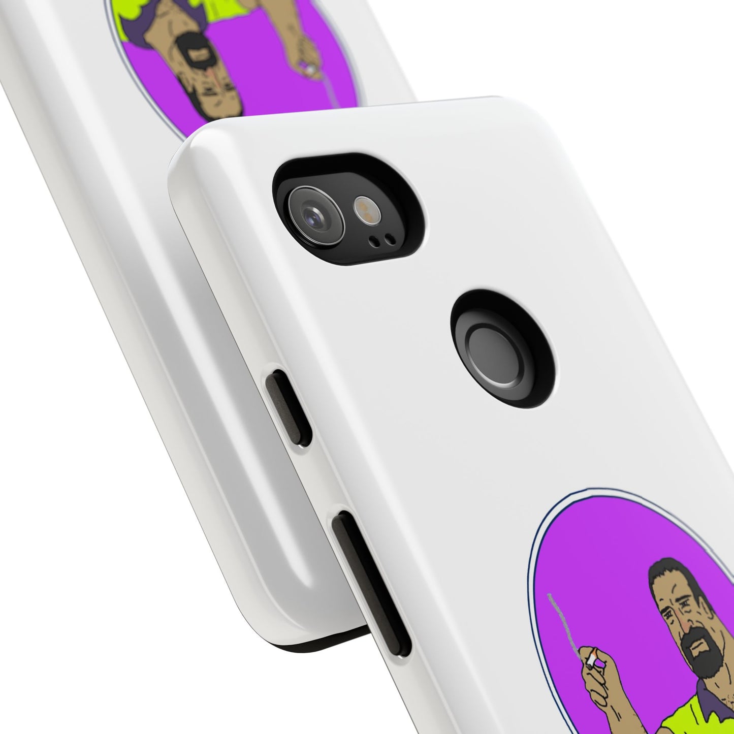 Never Exhale Phone Case (White)